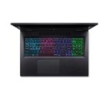 Acer Nitro 17, AN17-42-R9QJ, AMD Ryzen 7 8845HS,(3.8 GHz up to 5.1 GHz,16MB),17.3" QHD (2560x1440) IPS 165Hz, 1*16 GB DDR5 (1 slot free), 1024GB PCIe NVMe SSD, GeForce RTX 4070 8GB GDDR6, Micro SD reader, Killer E3100G, Wifi 802.11AX, BT 5.3, No Os, Bl