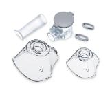 Beurer IH 47 Nebuliser, vibrating membrane technology, Small and light; whisper-quiet operation; self-cleaning function; Mouthpiece, adult mask, children's mask, storage bag and USB-C cable
