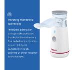 Beurer IH 47 Nebuliser, vibrating membrane technology, Small and light; whisper-quiet operation; self-cleaning function; Mouthpiece, adult mask, children's mask, storage bag and USB-C cable