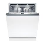 Bosch SMV6ECX10E SER6, Dishwasher fully integrated, A, EfficientDry, 9,0l, 14ps, 8p/5o, 42dB(B), Silence 41dB, 3rd drawer, Extra Clean Zone, TimeLight, display, HC, interior light