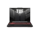 Asus TUF A16 FA607NU-RL059, AMD Ryzen 5 7535HS 3.3GHz (19MB Cache, up to 4.55 GHz), 16" FHD+ (1920x 1200) 16:10,144Hz,16GB DDR5 ,1TB PCIe 4.0,RTX40506GB GDDR6, Wi-Fi 6(802.11ax)Backlit Chiclet Keyboard 1-Zone RGB, no OS, Mecha Gray
