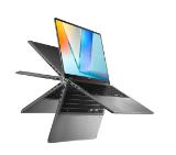 Asus Vivobook Flip TP3607SA-RJ004W,Intel Ultra 5  226V 16GB 2.1 GHz (8MB Cache, up to 4.5 GHz,)16.0 OLED WQXGA+(WQ+) 2880X1800 16:10 Bend+400nits(HDR) Glare , LPDDR5X 16GB ( onbd) 512 GB SSD, Windows 11, Matte Gray + Backpack