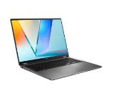 Asus Vivobook Flip TP3607SA-RJ004W,Intel Ultra 5  226V 16GB 2.1 GHz (8MB Cache, up to 4.5 GHz,)16.0 OLED WQXGA+(WQ+) 2880X1800 16:10 Bend+400nits(HDR) Glare , LPDDR5X 16GB ( onbd) 512 GB SSD, Windows 11, Matte Gray + Backpack