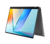 Asus Vivobook Flip TP3607SA-RJ004W,Intel Ultra 5  226V 16GB 2.1 GHz (8MB Cache, up to 4.5 GHz,)16.0 OLED WQXGA+(WQ+) 2880X1800 16:10 Bend+400nits(HDR) Glare , LPDDR5X 16GB ( onbd) 512 GB SSD, Windows 11, Matte Gray + Backpack