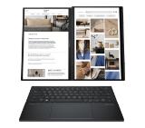 Asus ZenBook Duo 14 UX8406CA-PZ042X, Screen Pad Plus, INTEL ARL H Core Ultra 9 14" OLED, WQXGA+ ( 2880X1800 ) 16:10Touch, 32GB, 2TB SSD, Soft Keyboard, Windows 11 Pro,Gray, BackpackSleeve