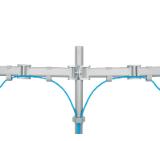 Neomounts Flat Screen Desk mount (10-27") desk clamp/grommet