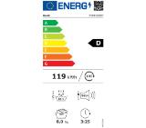 Bosch WTH8520BBY, SER4,  Tumble dryer with heat pump 8kg, D, 62dB EasyClean, drain set, silver-blackgrey door