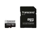 Transcend 512GB micro SD w/ adapter UHS-I U3, High Endurance