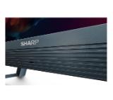 Sharp 65FQ5EG, 65" QLED  GOOGLE TV, 4K Ultra HD 144Hz Quantum Dot 3840x2160 Aluminium Slim Frameless, AQUOS AI, DVB-T/T2/C/S/S2, 500 NIT, Active Motion 1400, HARMAN/KARDON, HDR10, Dolby Atmos, Dolby Vision, DTS:X, Google Assistant, HDMI eARC, Mini Compos