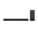 Sharp Soundbar HT-SBW110, SLIM 180W 2.1 Wired Subwoofer, HDMI & BLUETOOTH, wireless music streaming, HDMI ARC/CEC, 3.5mm Aux-in, Digital Optical Audio Input, Matt black