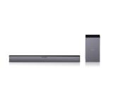 Sharp Soundbar HT-SBW182, SLIM 160W 2.1 Wireless Subwoofer, HDMI & BLUETOOTH, wireless music streaming, HDMI ARC/CEC, 3.5mm Aux-in, Digital Optical Audio Input, Matt black