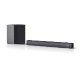 Sharp Soundbar HT-SBW182, SLIM 160W 2.1 Wireless Subwoofer, HDMI & BLUETOOTH, wireless music streaming, HDMI ARC/CEC, 3.5mm Aux-in, Digital Optical Audio Input, Matt black