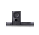 Sharp Soundbar HT-SBW182, SLIM 160W 2.1 Wireless Subwoofer, HDMI & BLUETOOTH, wireless music streaming, HDMI ARC/CEC, 3.5mm Aux-in, Digital Optical Audio Input, Matt black