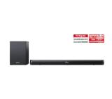 Sharp Soundbar HT-SBW202, 200W 2.1 Wireless Subwoofer, HDMI & BLUETOOTH, wireless music streaming, HDMI ARC/CEC, USB playback, 3.5mm Aux-in, Digital Optical Audio Input, Matt black