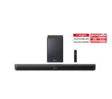 Sharp Soundbar HT-SBW202, 200W 2.1 Wireless Subwoofer, HDMI & BLUETOOTH, wireless music streaming, HDMI ARC/CEC, USB playback, 3.5mm Aux-in, Digital Optical Audio Input, Matt black
