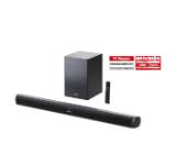 Sharp Soundbar HT-SBW202, 200W 2.1 Wireless Subwoofer, HDMI & BLUETOOTH, wireless music streaming, HDMI ARC/CEC, USB playback, 3.5mm Aux-in, Digital Optical Audio Input, Matt black