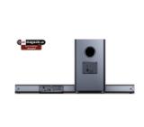 Sharp Soundbar HT-SBW460, 440W 3.1 DOLBY ATMOS Wireless Subwoofer, HDMI & BLUETOOTH, wireless music streaming, HDMI ARC/CEC, USB playback, 3.5mm Aux-in, 4K UHD Pass-Through, Digital Optical Audio Input, Matt black