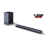 Sharp Soundbar HT-SBW460, 440W 3.1 DOLBY ATMOS Wireless Subwoofer, HDMI & BLUETOOTH, wireless music streaming, HDMI ARC/CEC, USB playback, 3.5mm Aux-in, 4K UHD Pass-Through, Digital Optical Audio Input, Matt black