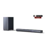 Sharp Soundbar HT-SBW460, 440W 3.1 DOLBY ATMOS Wireless Subwoofer, HDMI & BLUETOOTH, wireless music streaming, HDMI ARC/CEC, USB playback, 3.5mm Aux-in, 4K UHD Pass-Through, Digital Optical Audio Input, Matt black