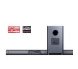Sharp Soundbar HT-SBW800,  570W 5.1.2 Home Theatre System, DOLBY ATMOS, Wireless Subwoofer, HDMI & BLUETOOTH, wireless music streaming, HDMI ARC/CEC, USB playback, 3.5mm Aux-in, 4K UHD Pass-Through, 3D virtual surround, Digital Optical Audio Input, black