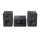 Sharp Audio Systems XL-B514(BK), HI-FI MICRO SYSTEM, 40W (peak), FM radio with RDS,  Bluetooth v5.0, CD player, USB MP3 playback, 3.5mm Headphone jack / line-out, wooden speaker, Black