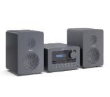 Sharp Audio Systems XL-B514(GY), HI-FI MICRO SYSTEM, 40W (peak), FM radio with RDS,  Bluetooth v5.0, CD player, USB MP3 playback, 3.5mm Headphone jack / line-out, wooden speaker, Gray