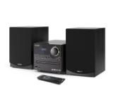 Sharp Audio Systems XL-B517D(BK), HI-FI MICRO SYSTEM, 45W total max power output, DAB+ and FM tuner with RDS, Bluetooth v5.0, CD player, USB playback, 3.5mm Aux-in / line-in, Headphone jack, wooden speaker, Black