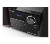 Sharp Audio Systems XL-B517D(BR), HI-FI MICRO SYSTEM, 45W total max power output, DAB+ and FM tuner with RDS, Bluetooth v5.0, CD player, USB playback, 3.5mm Aux-in / line-in, Headphone jack, wooden speaker, Brown