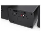 Sharp Audio Systems XL-B520D(BK), HI-FI MICRO SYSTEM, 40 (peak), DAB+/DAB and FM radio with RDS, Bluetooth v5.0, CD player, USB MP3 playback, 3.5mm Headphone jack / line-out, wooden speaker, Black