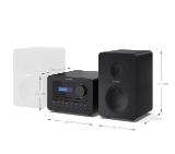 Sharp Audio Systems XL-B520D(BK), HI-FI MICRO SYSTEM, 40 (peak), DAB+/DAB and FM radio with RDS, Bluetooth v5.0, CD player, USB MP3 playback, 3.5mm Headphone jack / line-out, wooden speaker, Black
