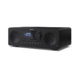 Sharp Audio Systems XL-B720D(BK), ALL-IN-ONE HI-FI SYSTEM, 60(peak), DAB+/DAB and FM radio with RDS, Bluetooth v5.0, CD player, USB MP3 playback, 3.5mm Headphone jack / line-out, wooden speaker, Black