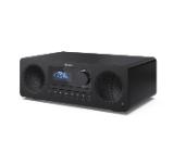 Sharp Audio Systems XL-B720D(BK), ALL-IN-ONE HI-FI SYSTEM, 60(peak), DAB+/DAB and FM radio with RDS, Bluetooth v5.0, CD player, USB MP3 playback, 3.5mm Headphone jack / line-out, wooden speaker, Black