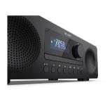 Sharp Audio Systems XL-B720D(BK), ALL-IN-ONE HI-FI SYSTEM, 60(peak), DAB+/DAB and FM radio with RDS, Bluetooth v5.0, CD player, USB MP3 playback, 3.5mm Headphone jack / line-out, wooden speaker, Black