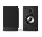 Sharp Audio Systems CP-SS30(BK), Hifi Systems BOOKSHELF SPEAKERS 60W (2 x 30W) RMS 2, Bluetooth v5.0, USB playback, MP3 Audio decoder, RCA L/R In, 3.5mm Aux-in / line-in, Digital optical-in, Wooden speaker, Black