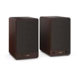 Sharp Audio Systems CP-SS30(BR), Hifi Systems BOOKSHELF SPEAKERS 60W (2 x 30W) RMS 2, Bluetooth v5.0, USB playback, MP3 Audio decoder, RCA L/R In, 3.5mm Aux-in / line-in, Digital optical-in, Wooden speaker, Brown