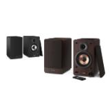 Sharp Audio Systems CP-SS30(BR), Hifi Systems BOOKSHELF SPEAKERS 60W (2 x 30W) RMS 2, Bluetooth v5.0, USB playback, MP3 Audio decoder, RCA L/R In, 3.5mm Aux-in / line-in, Digital optical-in, Wooden speaker, Brown