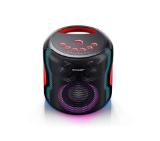 Sharp Speakers PS-919(BK), 2.1 PARTY SPEAKER SYSTEM, 2 x 2? Tweeter + 1 x 4? Subwoofer, max power output 130 W, 14 h play time by built in battery, True wireless Stereo, USB for playback, Bluetooth 5.0, Waterproof IPX5, Black