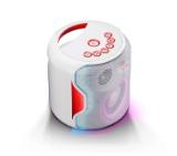 Sharp Speakers PS-919(WH), 2.1 PARTY SPEAKER SYSTEM, 2 x 2? Tweeter + 1 x 4? Subwoofer, max power output 130 W, 14 h play time by built in battery, True wireless Stereo, USB for playback, Bluetooth 5.0, Waterproof IPX5, White
