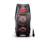 Sharp Speakers PS-929, PARTY Portable Boombox  2 x 6,5” fullrange + 2 x 2” tweeter speakers, max power output 180 W, 13 h play time by built in battery, True wireless Stereo, USB for playback, Bluetooth 5.0, Microphone In, Guitar In, Black