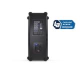 Sharp Speakers CP-LS100, SUMOBOX HIGH PERFORMANCE PORTABLE SPEAKER  120W RMS / 105dB via 2 x 8" woofers + 2 x 2" tweeters, 10 h play time by built in battery, Duo-mode/True Wireless Stereo (TWS), USB x2 (charging only), BT 5.0, 3.5mm Aux-in / line, Black