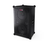 Sharp Speakers CP-LS200, SUMOBOX HIGH PERFORMANCE PORTABLE SPEAKER  200W RMS / 108dB via 2 x 10" woofers + 2 x 3" tweeters, 8 h play time by built in battery, Duo-mode/True Wireless Stereo (TWS), USB x2 (charging only), Bluetooth 5.0, 3.5mm Aux-in / line