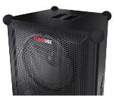 Sharp Speakers CP-LS200, SUMOBOX HIGH PERFORMANCE PORTABLE SPEAKER  200W RMS / 108dB via 2 x 10" woofers + 2 x 3" tweeters, 8 h play time by built in battery, Duo-mode/True Wireless Stereo (TWS), USB x2 (charging only), Bluetooth 5.0, 3.5mm Aux-in / line