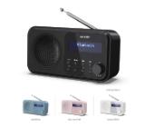Sharp Radios DR-P420(BK), PORTABLE DIGITAL RADIO, Bluetooth 5.0, 20 DAB+/DAB/FM, Auto time/date, LCD Display, Dual alarm,Micro USB x1 (power supply),3.5mm Headphone jack / line-out, Black