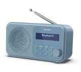 Sharp Radios DR-P420(BL), PORTABLE DIGITAL RADIO, Bluetooth 5.0, 20 DAB+/DAB/FM, Auto time/date, LCD Display, Dual alarm,Micro USB x1 (power supply),3.5mm Headphone jack / line-out, STEEL BLUE