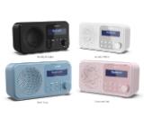 Sharp Radios DR-P420(BL), PORTABLE DIGITAL RADIO, Bluetooth 5.0, 20 DAB+/DAB/FM, Auto time/date, LCD Display, Dual alarm,Micro USB x1 (power supply),3.5mm Headphone jack / line-out, STEEL BLUE