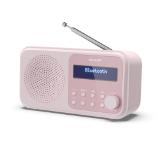 Sharp Radios DR-P420(PK), PORTABLE DIGITAL RADIO, Bluetooth 5.0, 20 DAB+/DAB/FM, Auto time/date, LCD Display, Dual alarm,Micro USB x1 (power supply),3.5mm Headphone jack / line-out, BLOSSOM PINK