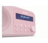 Sharp Radios DR-P420(PK), PORTABLE DIGITAL RADIO, Bluetooth 5.0, 20 DAB+/DAB/FM, Auto time/date, LCD Display, Dual alarm,Micro USB x1 (power supply),3.5mm Headphone jack / line-out, BLOSSOM PINK