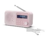 Sharp Radios DR-P420(PK), PORTABLE DIGITAL RADIO, Bluetooth 5.0, 20 DAB+/DAB/FM, Auto time/date, LCD Display, Dual alarm,Micro USB x1 (power supply),3.5mm Headphone jack / line-out, BLOSSOM PINK