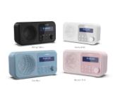 Sharp Radios DR-P420(PK), PORTABLE DIGITAL RADIO, Bluetooth 5.0, 20 DAB+/DAB/FM, Auto time/date, LCD Display, Dual alarm,Micro USB x1 (power supply),3.5mm Headphone jack / line-out, BLOSSOM PINK