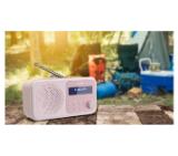 Sharp Radios DR-P420(PK), PORTABLE DIGITAL RADIO, Bluetooth 5.0, 20 DAB+/DAB/FM, Auto time/date, LCD Display, Dual alarm,Micro USB x1 (power supply),3.5mm Headphone jack / line-out, BLOSSOM PINK